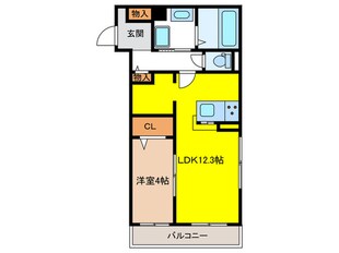 D-Room和田Ⅱの物件間取画像